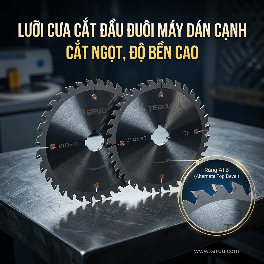 P09 Lưỡi cưa cắt ngang gỗ tự nhiên ATB