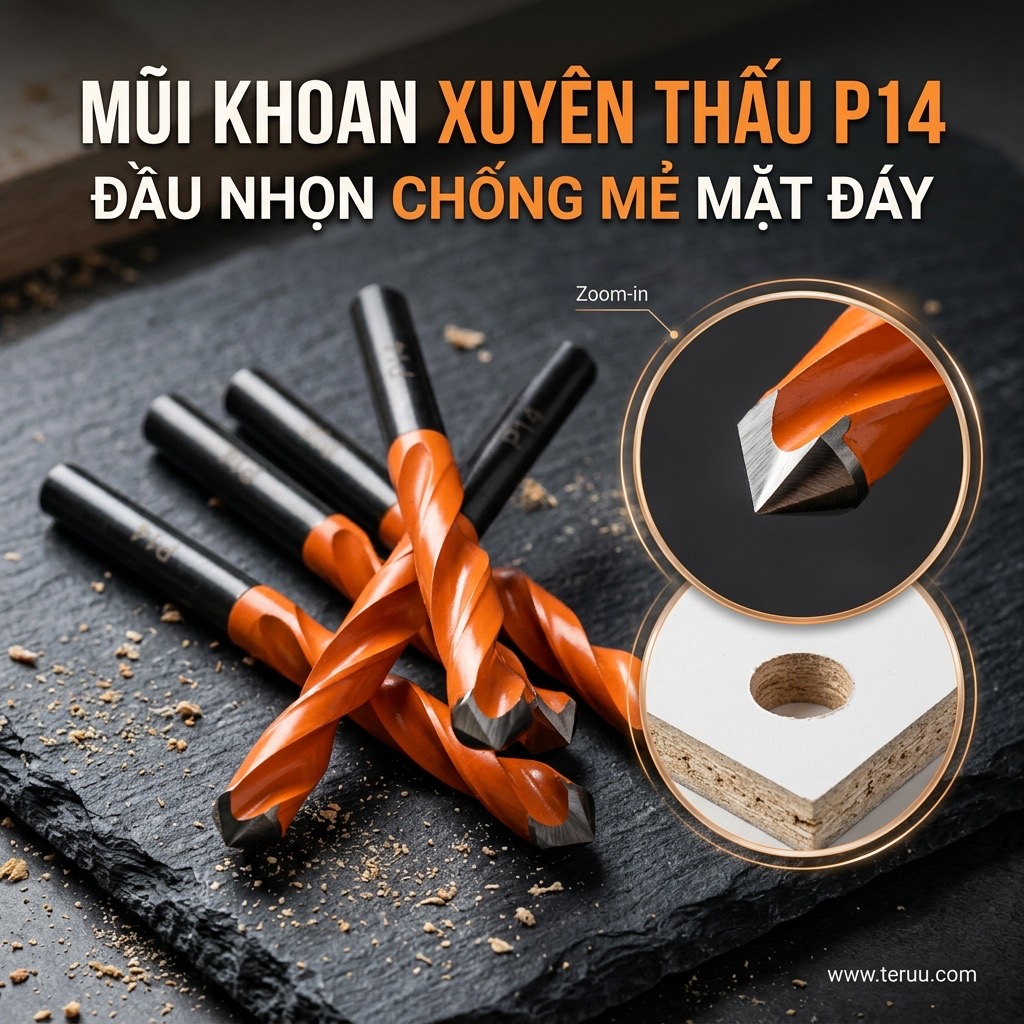 P14 Mũi khoan giàn xuyên thấu Ø5×L57/L70