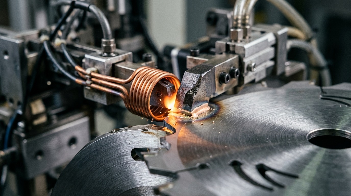 High-frequency silver brazing